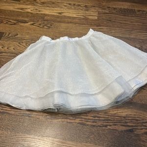 Jamie and jack silver tulle skirt